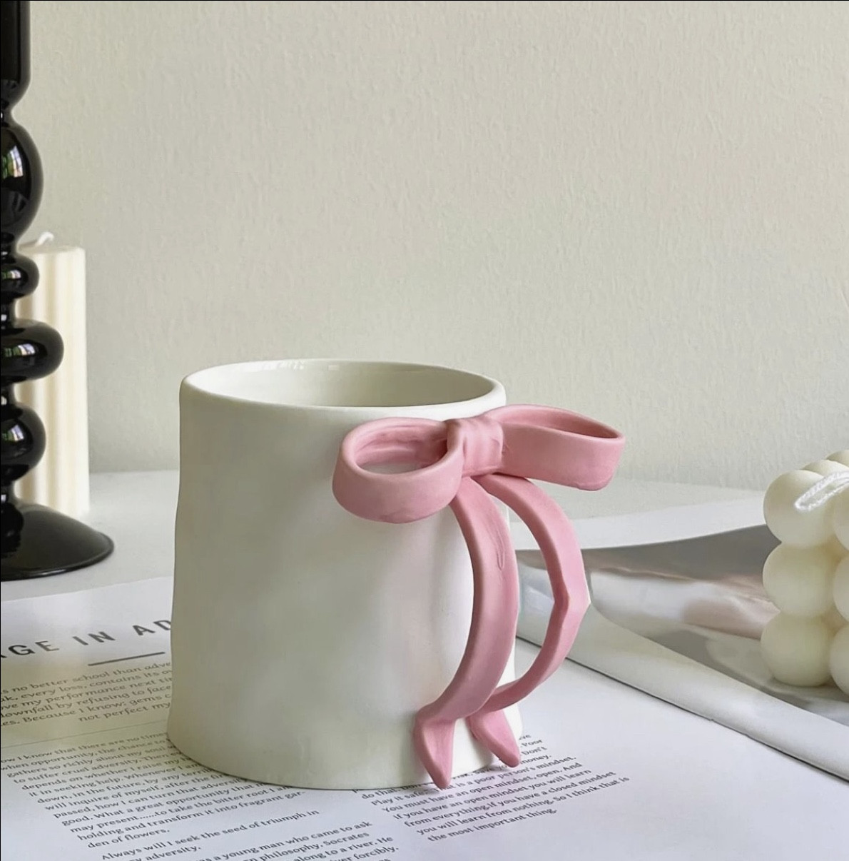 My morning coffee just got a major style upgrade. ☕️🎀 This bow mug is the cutest little detail that makes my routine feel so much more special. Cute stuff just makes me happy!

#LTKGiftGuide #LTKFindsUnder50 #LTKHome