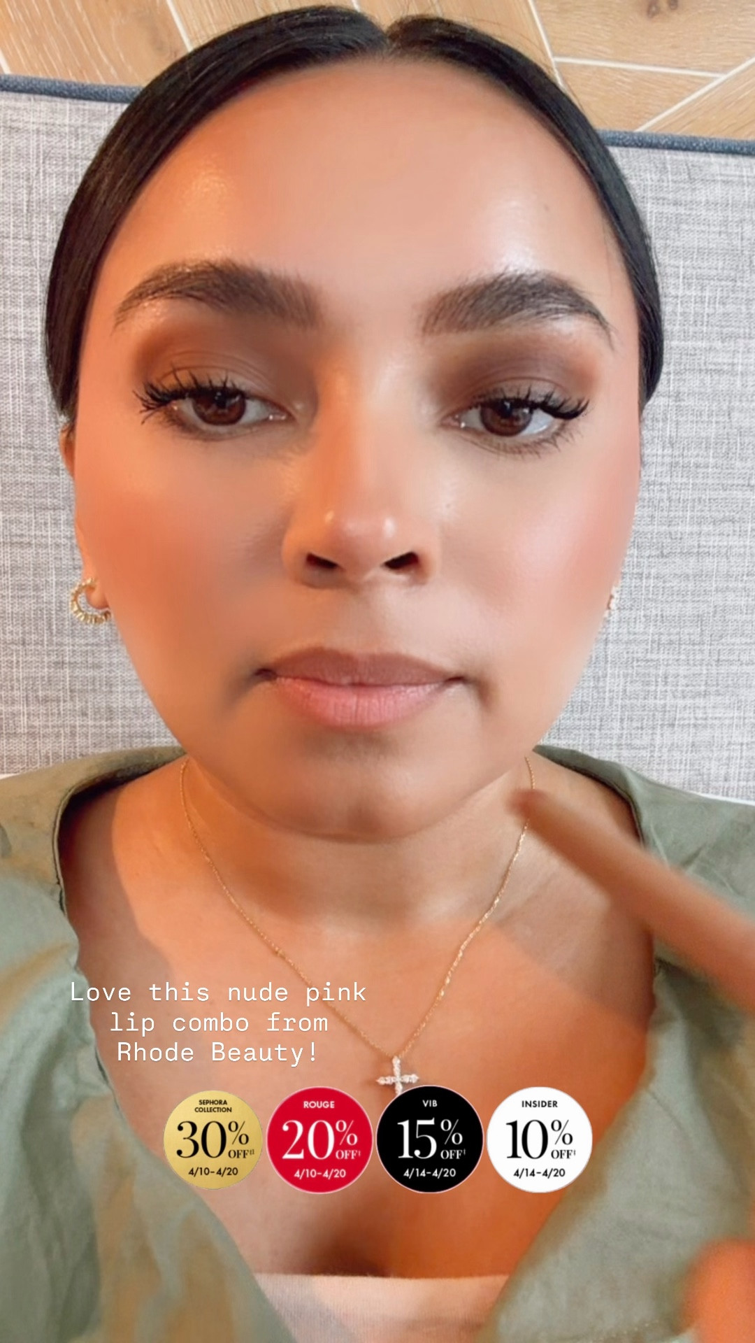 Use code SPRINGSALE 
Lip liner shade Lunge
Lipgloss shade salty tan 

The full makeup routine is on my Instagram in a reel! Makeup Routine!
Oil control primer
Eyeshadow primer
Hydrating mist
Eyeshade Palette in Coffee in hand - code HONEYSWEET for 10% off!
Foundation shade 3N
Concealer shade 2N
Setting powder shade translucent light
Powder shade 3N
Bronzer shade 04
Blush shades rosewood 44 nude lavalliere
Eyeliner shade coca 
Bronzer shade 4
Mascara shade black



#LTKgrwm #LTKBeauty #LTKSaleAlert