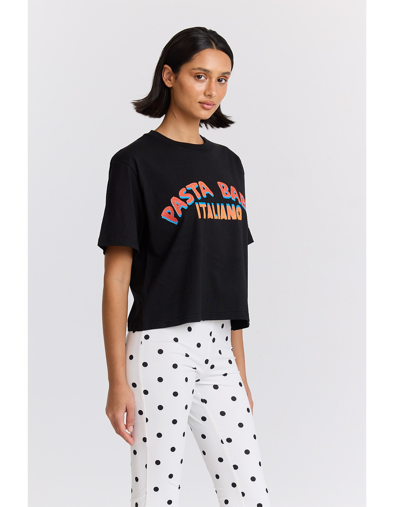 Pasta Baby Boxy T-Shirt | David Jones (Australia & New Zealand)