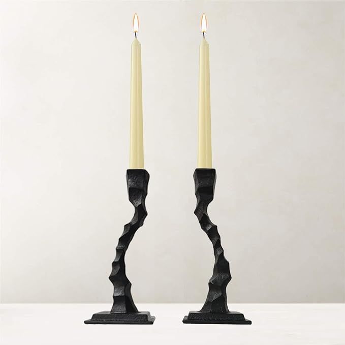 Iron Decorative Candlestick Holder - Taper Candle Holders - Candle Stand for Wedding, Dinning, Pa... | Amazon (US)