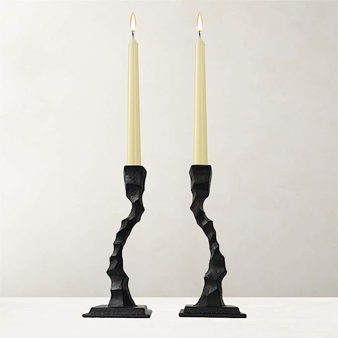 Iron Decorative Candlestick Holder - Taper Candle Holders - Candle Stand for Wedding, Dinning, Pa... | Amazon (US)