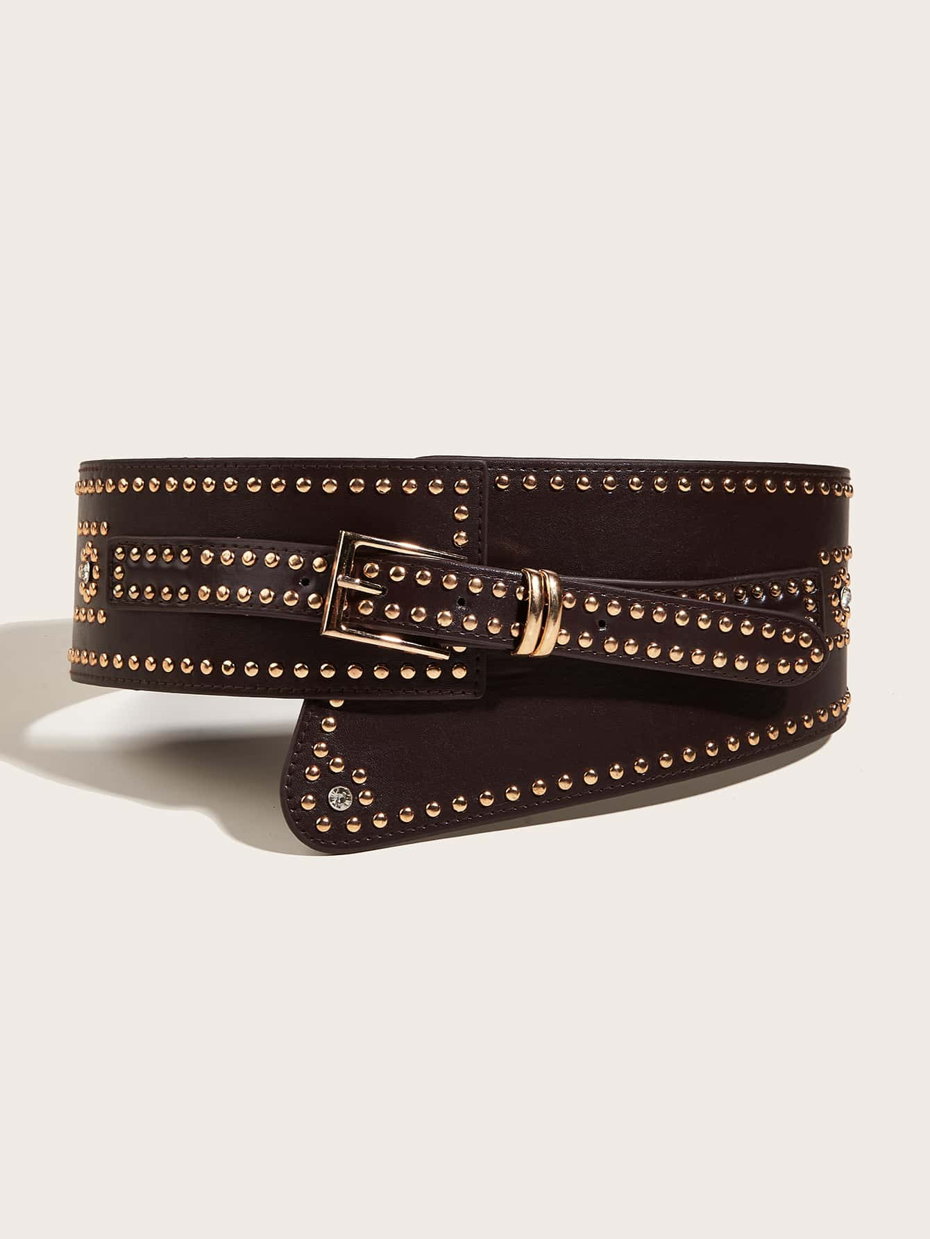 Street Studded Decor Wide Belt Halloween Summer, School | SHEIN