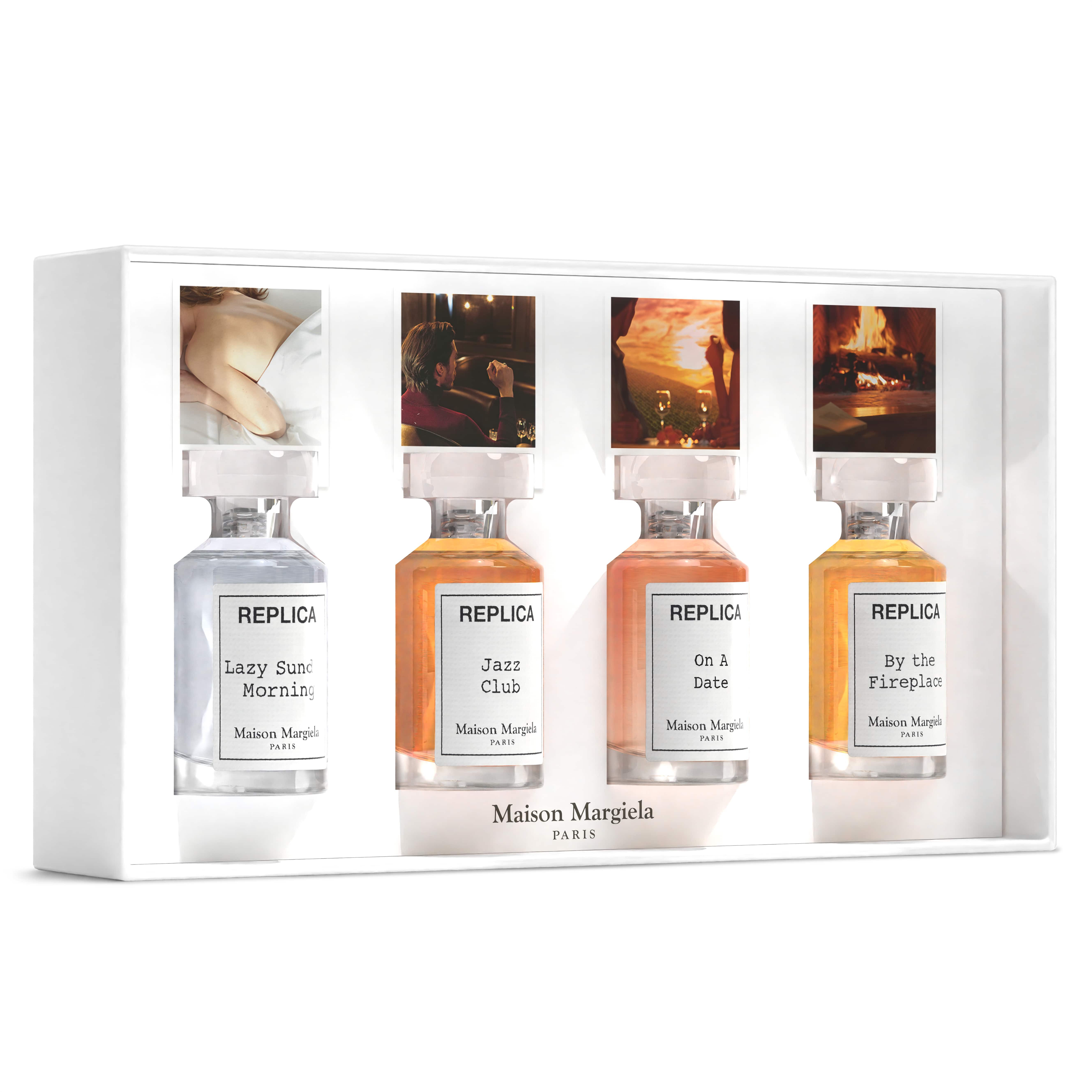 Maison Margiela Fragrances REPLICA Warm And Cozy Fragrance 4 Piece Perfume Set | 4 x 7ml | Fragrance for Women & Men | Maison Margiela Fragrances
