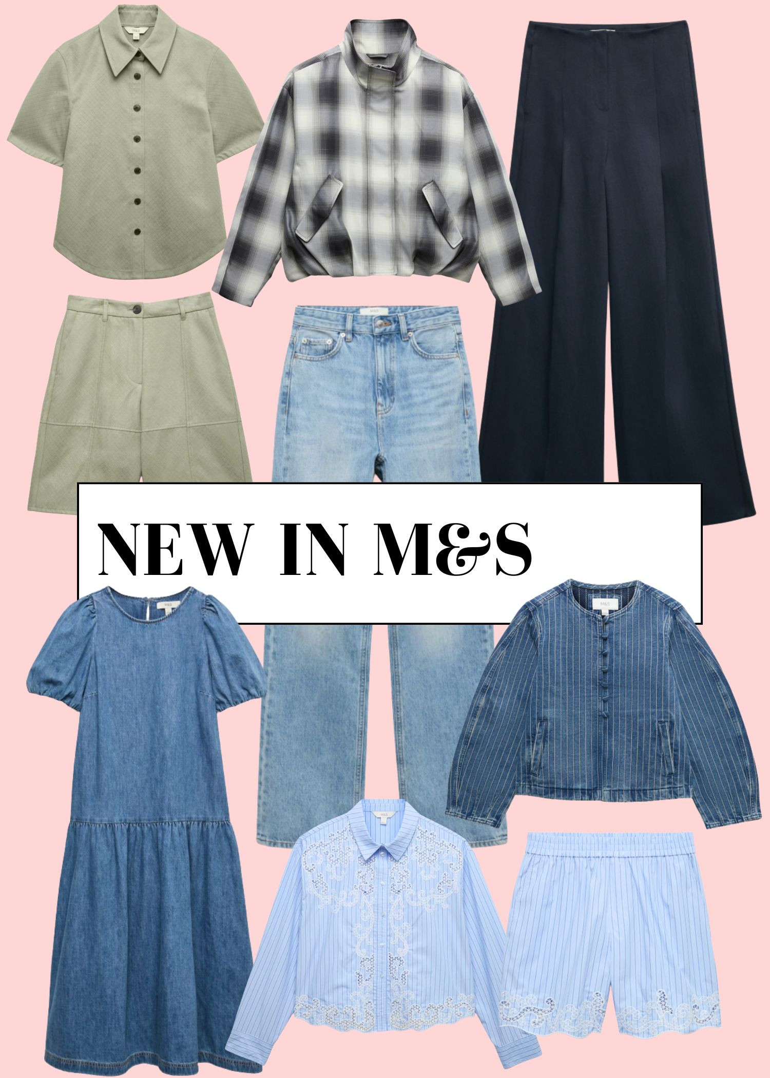New in Spring Pieces from M&S

Wardrobe Staples, Spring Style, Spring Fashion, Spring Outfit, Denim, Jeans, Lace Co-ord Set, Denim Jacket, Tailored Trousers, Denim Dress 

 #LTKuk #LTKspring #LTKeurope