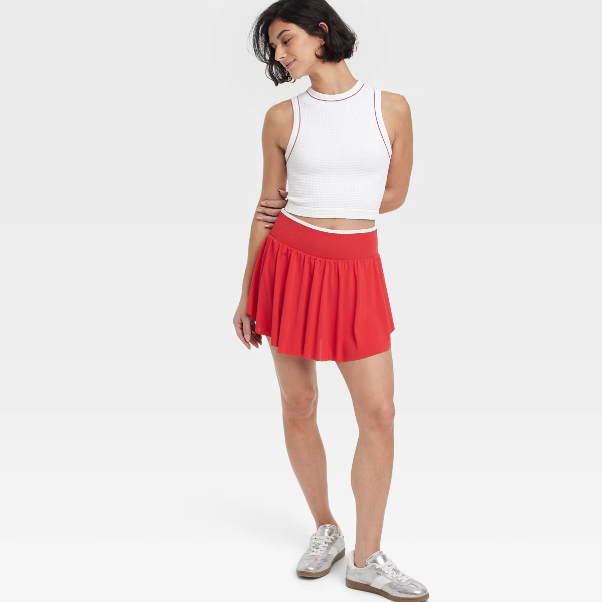 Women's Seamless Piped Muscle Tank Top - All In Motion™ | Target