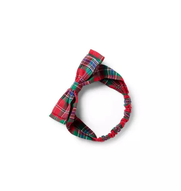 Baby Tartan Bow Soft Headband | Janie and Jack