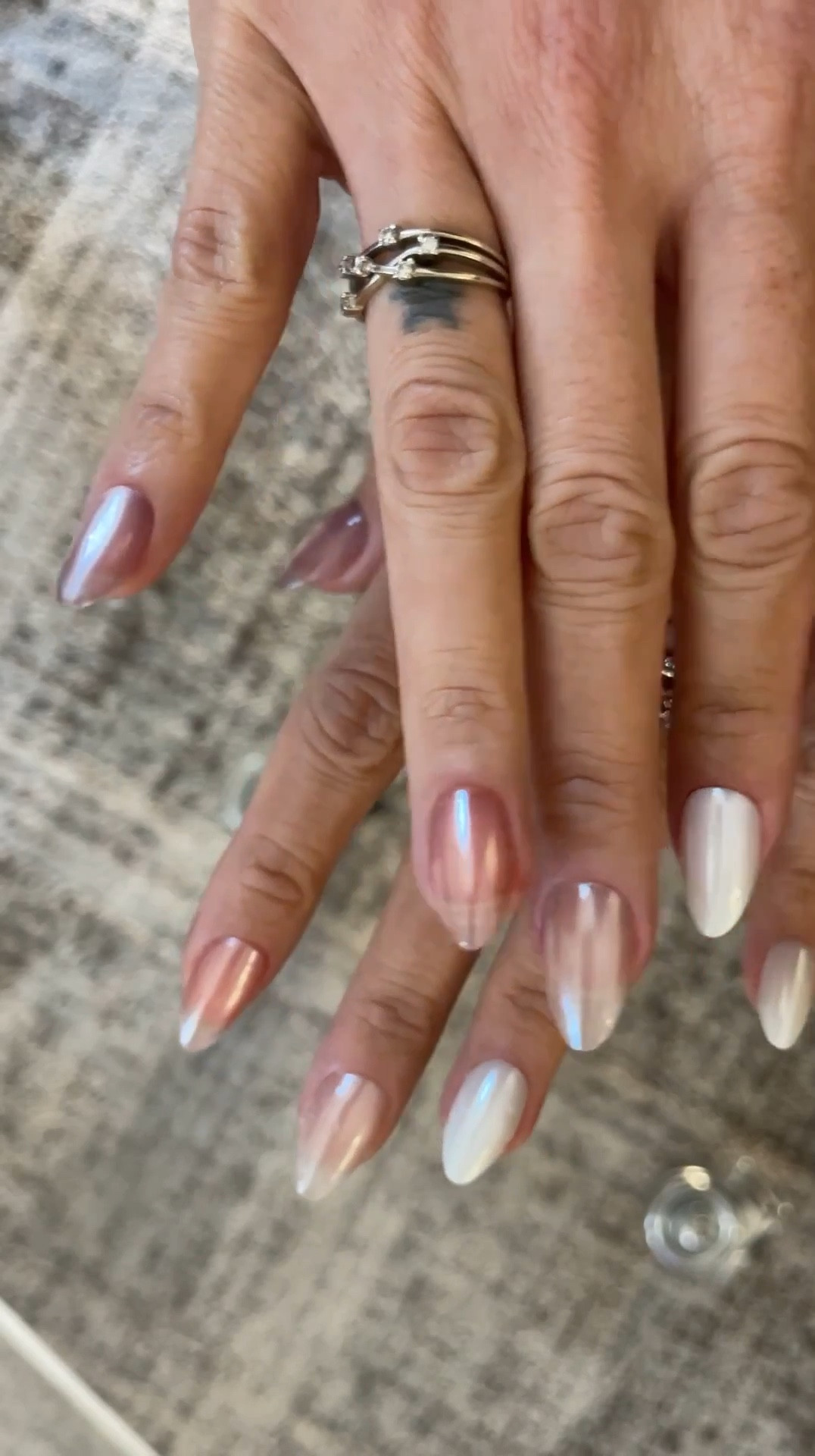 Nude manicure leveled up! This effect looks more like iridescent pearl chrome powder than the semi cured cat eye effect already on these softgel / gel-X nails. The nail set comes with enough nails to do a solid manicure or mix and match colors or use one of each shade for this neutral pearly ombré manicure. These are soak off gel nails that are semicured and then finished with gel glue and uv led nail lamp. 

I’ve also linked my favorite iridescent chrome effect powders for the girlies who like to DIY nails 💅🏽

#LTKBeauty #LTKStyleTip