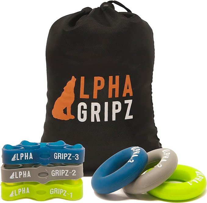 ALPHA GRIPZ Complete Set | Original Hand Grip Extensor Trainer Strengthener, Forearm Exerciser Wo... | Amazon (US)