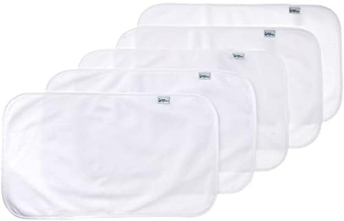 green sprouts Stay-Dry Burp Pads (5 Count) | Ultimate protection from drools & spit ups | Waterpr... | Amazon (US)