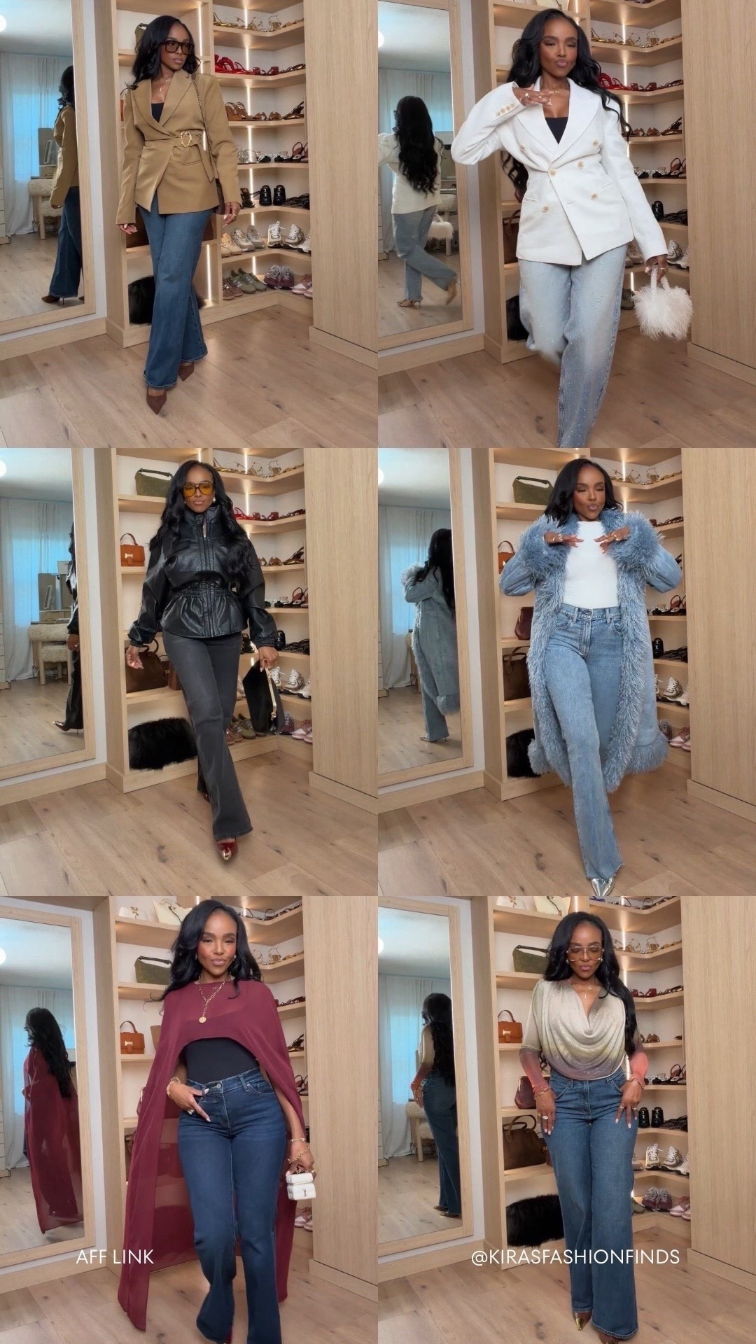 ✨ Polished Layers, Endless Versatility — six chic looks styled to elevate everyday denim.
From tailored blazers to statement outerwear, these @Express pieces prove how effortlessly you can dress up jeans while keeping the look modern, confident, and wearable. Each outfit blends structure with softness for that perfectly put-together feel.

Perfect for workdays, dinner plans, casual meetings, date nights, and elevated everyday wear.

Save this post to revisit all six looks and shop your favorites.

📏 Sizing:
Blazers & Tops: Small  
Jeans: 27 Long  
Outerwear: Small  
Heels: True to size  

Measurements: 5’4” · 138 lbs · 34D · 27” waist · 40” hips

Elevated denim outfits, @Express blazer styling, chic casual outfits, polished everyday looks, modern women’s fashion, versatile work to weekend outfits, layered fall outfits, classic denim styling ideas.

Follow me on Instagram and YouTube @kirasfashionfinds

#LTKootd #LTKgrwm