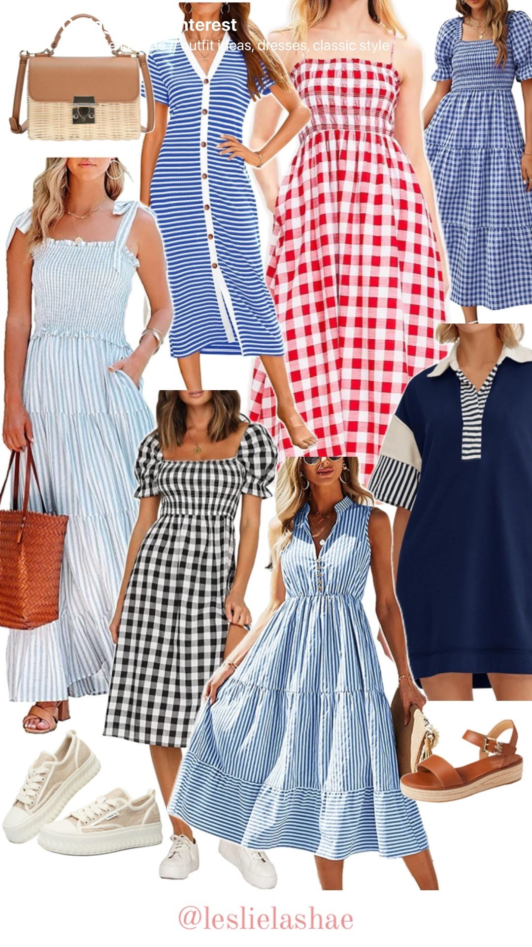 Vacation outfits, summer date night outfit, Gingham, red white and blue, coastal vibes, summer dress, east coast summer, stripe dresses, summer sandal, 4th of July outfits, preppy style, summer style, nautical style, East Coast summer

#LTKOver40 #LTKTravel #LTKSeasonal