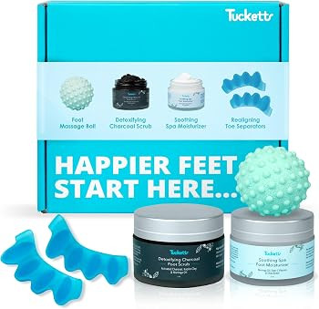 Tucketts Foot Care Spa Kit for Heel and Foot Pain Relief, Dry Skin, Bunions, Toe Correctors | Amazon (US)