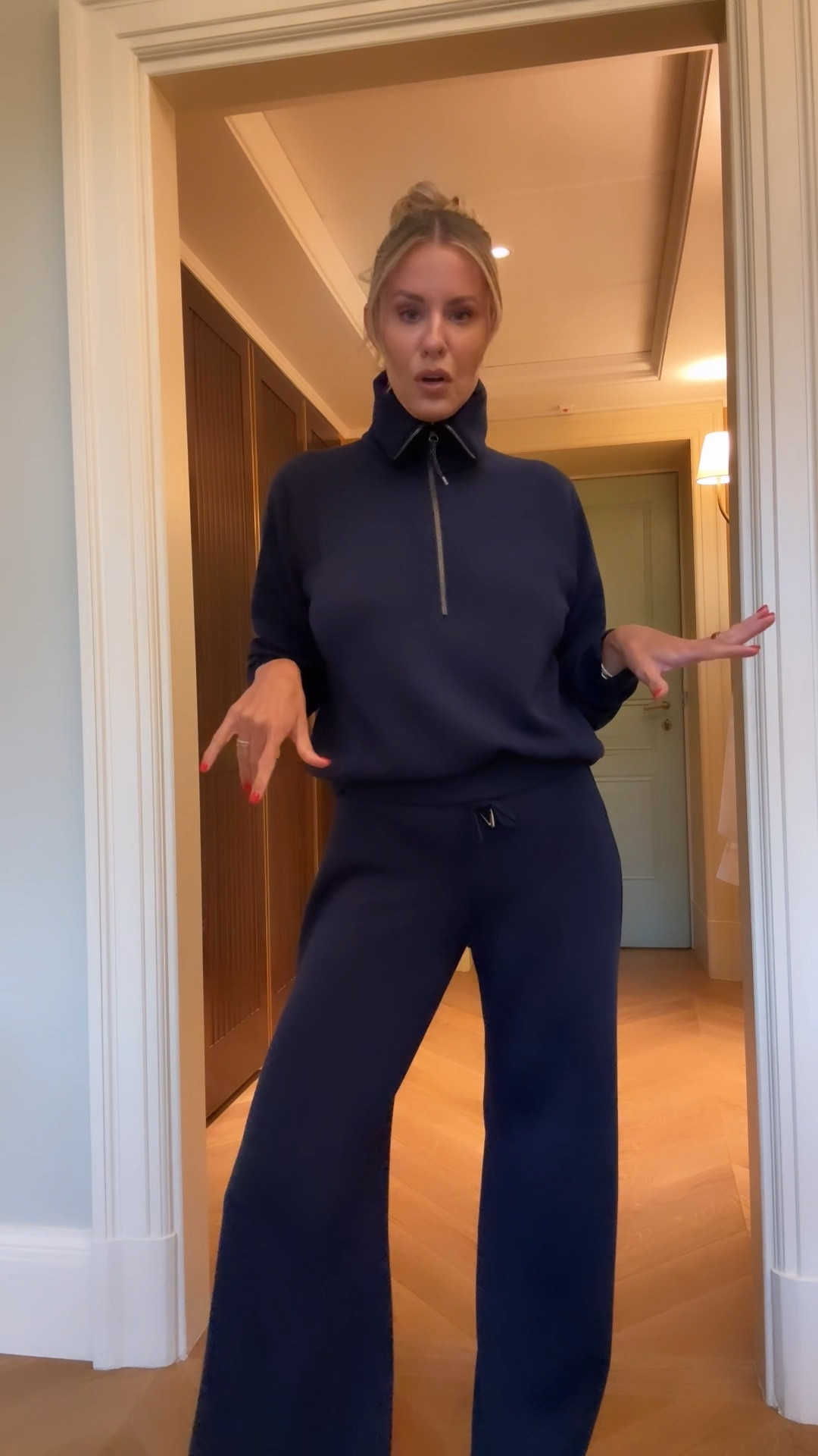 If you aren’t wearing Spanx Air Essentials when you travel internationally, then you’re missing out! The dreamiest fabric that’s so comfortable and in styles that look chic beyond the airport! I’m wearing the half zip pullover & wide leg pants in navy! Sizing: top/small, pants/small regular length // Also don’t forget to use COURTXSPANX for 10% off  

#LTKTravel #LTKActive #LTKStyleTip