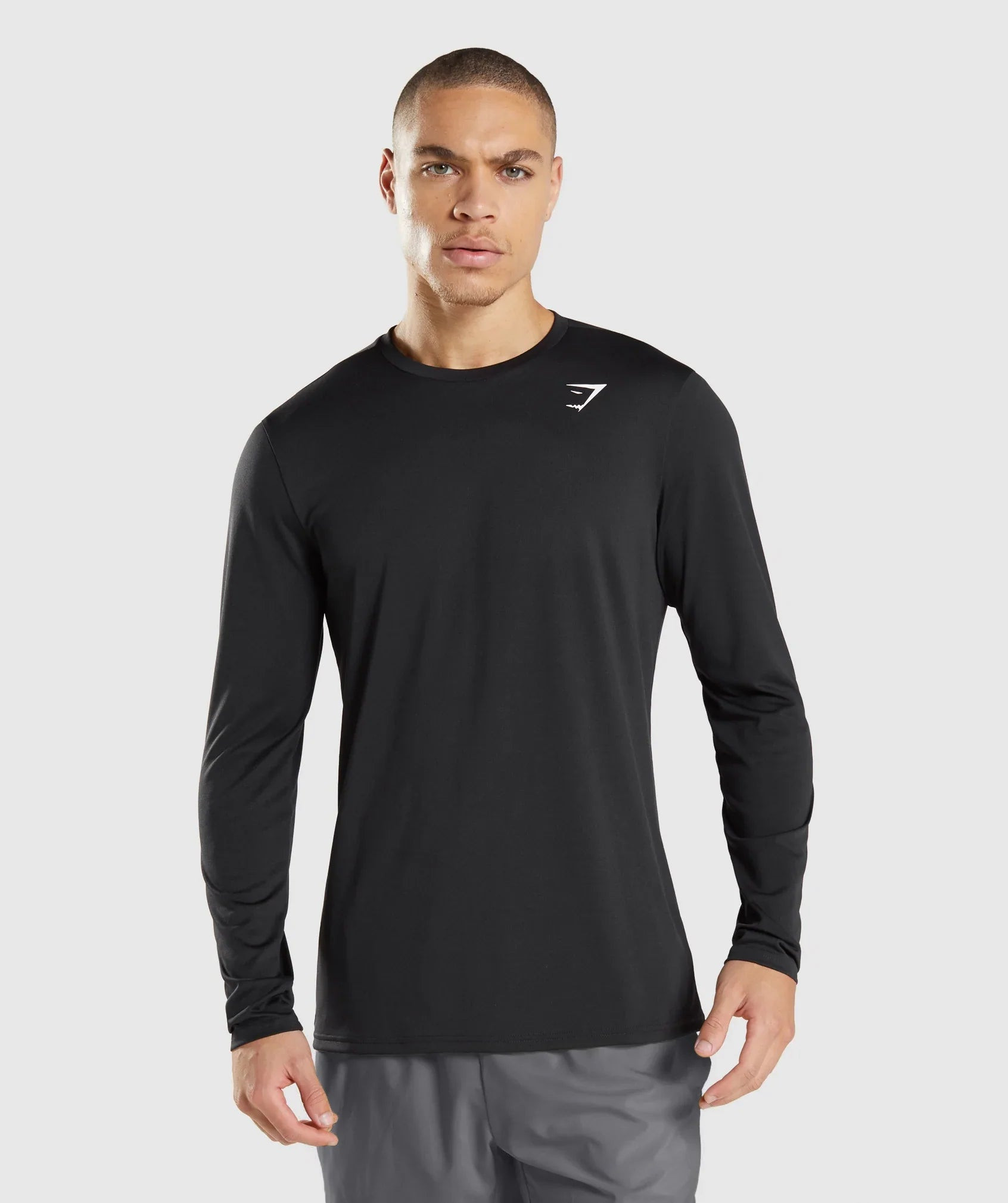 Gymshark Arrival Long Sleeve T-Shirt - Black | Gymshark US