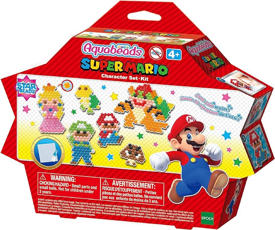 Aquabeads 31946 Brothers Super Mario Character Set, Polyvinyl Chloride, Multicolor | Amazon (US)