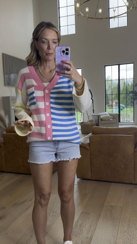 Absolutely love this cardigan so much. You can use my code.TORIG20 for 20% off your order. This is the perfect addition to your spring and summer wardrobe. #PinkLily #Cardigan #SummerStyle.

#LTKfindsunder50 #LTKsalealert #LTKstyletip