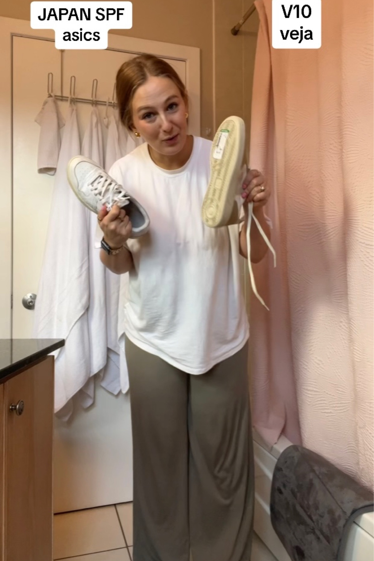 round 3 battle 1 of the perfect shoe !! japan spf from asics vs veja v10

#LTKshoecrush #LTKworkwear #LTKHolidaySale