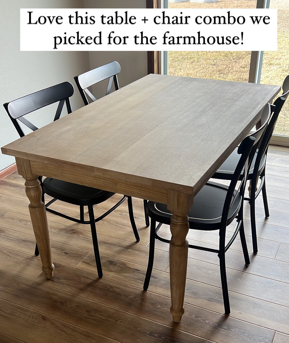Wayfair table + chairs 😍 out at our farmhouse!! 

#LTKHome