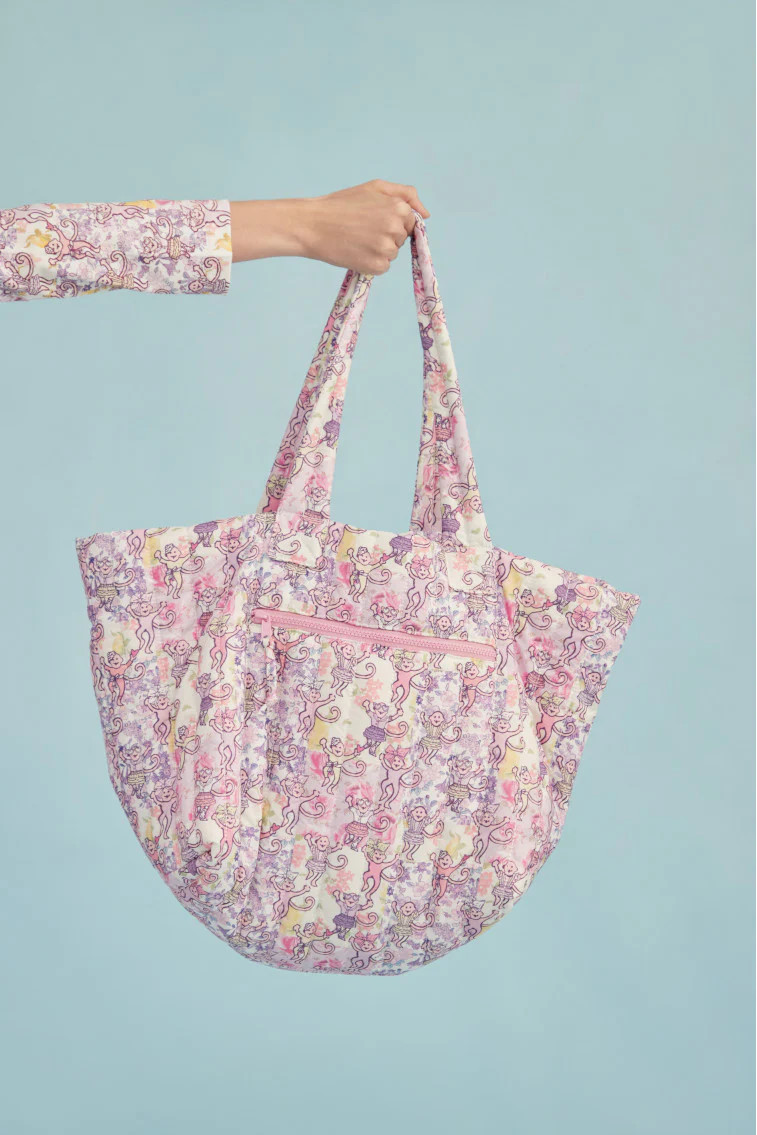 Roller Rabbit x LoveShackFancy Preppy Patchwork Large Quilted Tote | LoveShackFancy