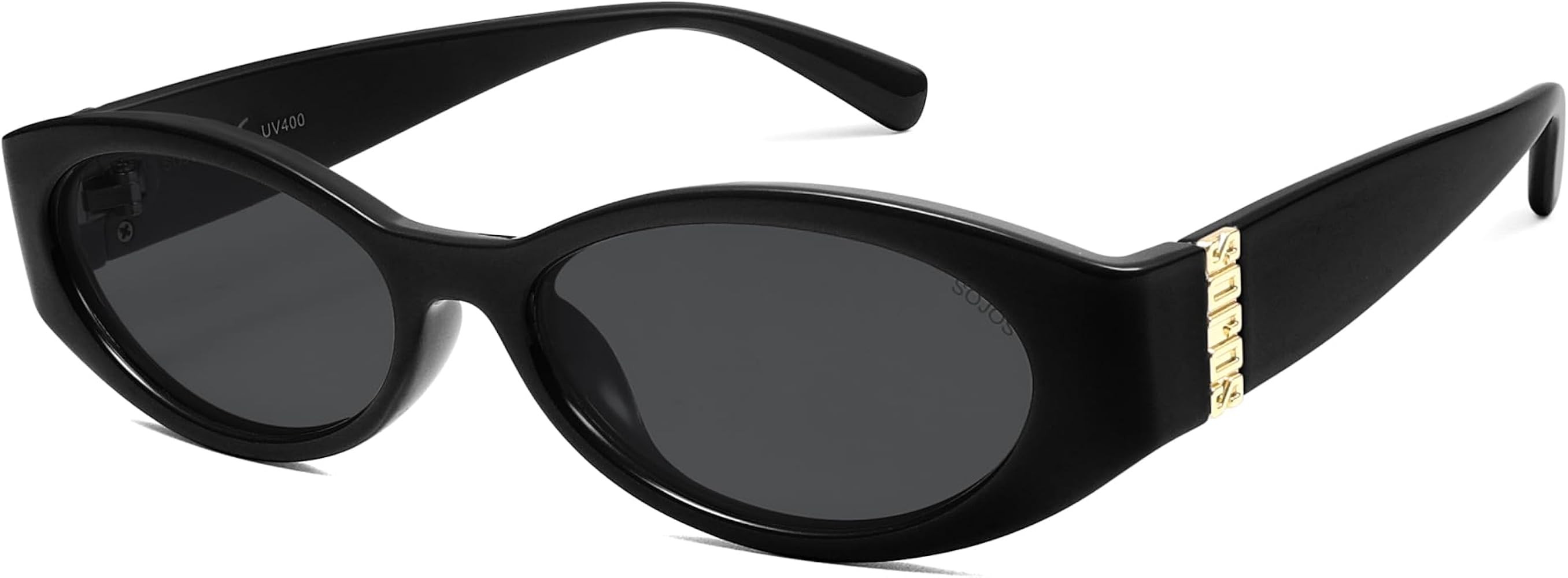 SOJOS Retro Oval Polarized Sunglasses for Women Men Trendy Cateye Vintage Y2k Sunnies SJ2364 | Amazon (US)