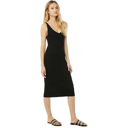 Scoop Women's Ribbed Knit Tank Dress | Walmart (US)