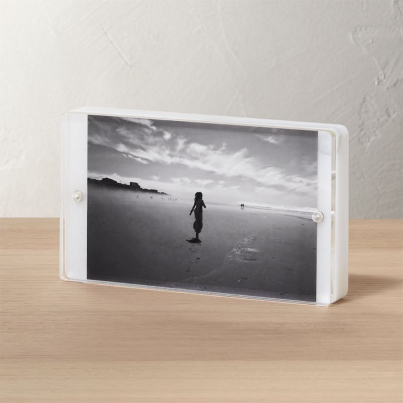 Marble 4x6 Picture Frame + Reviews | CB2 | CB2