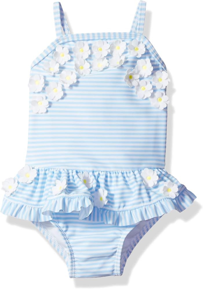 Little Me Children's Apparel Baby and Toddler Girls UPF 50+ One Piece Swimsuit | Amazon (US)