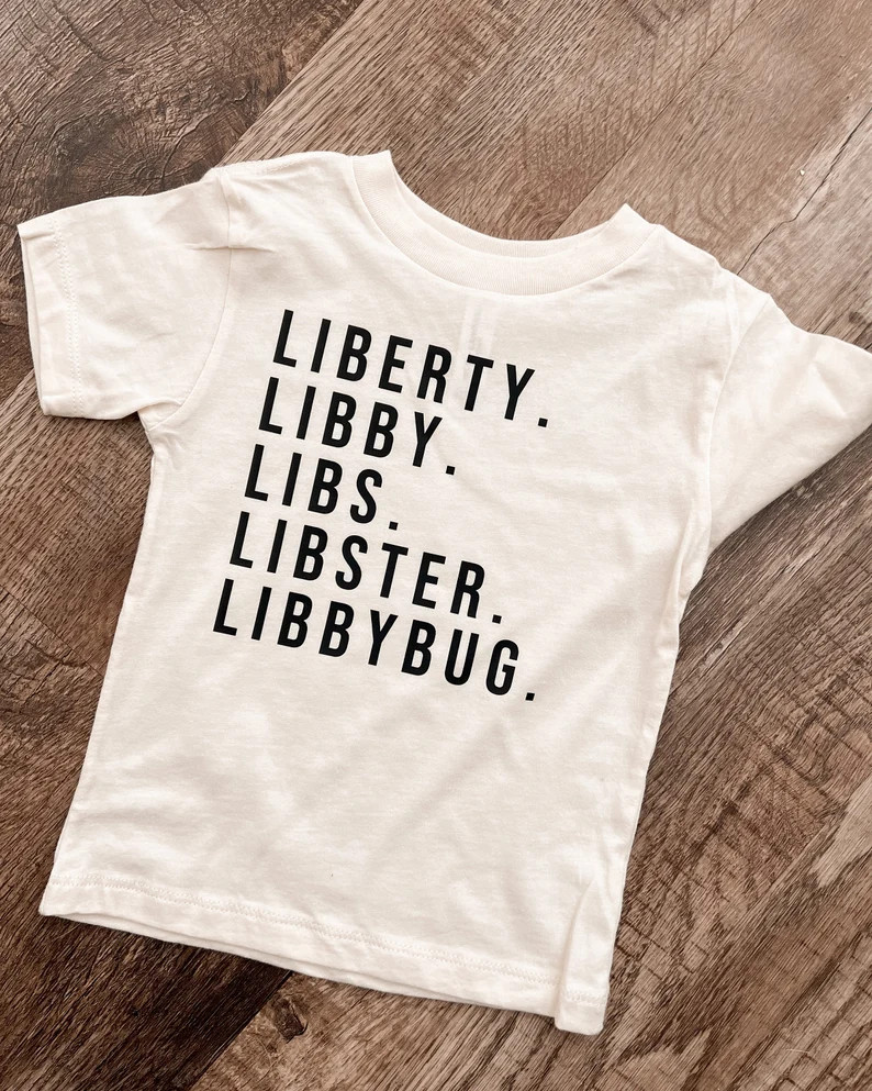 Beige and Black Nickname Baby Toddler Custom Personalized | Etsy | Etsy (US)