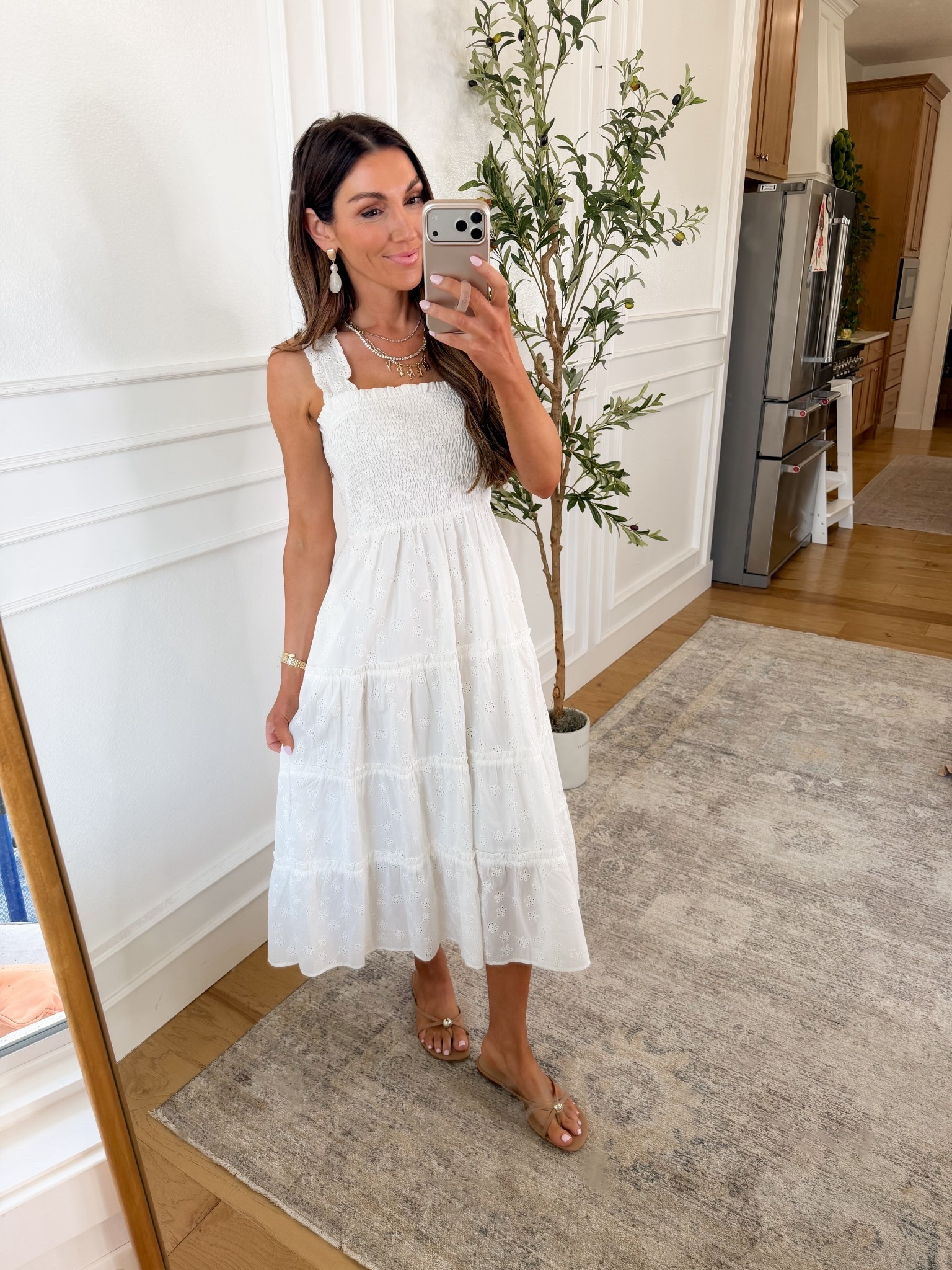 This white dress would be perfect for a beach vacation or family photos! 
Amazon finds 

#LTKootd #LTKSeasonal #LTKTravel