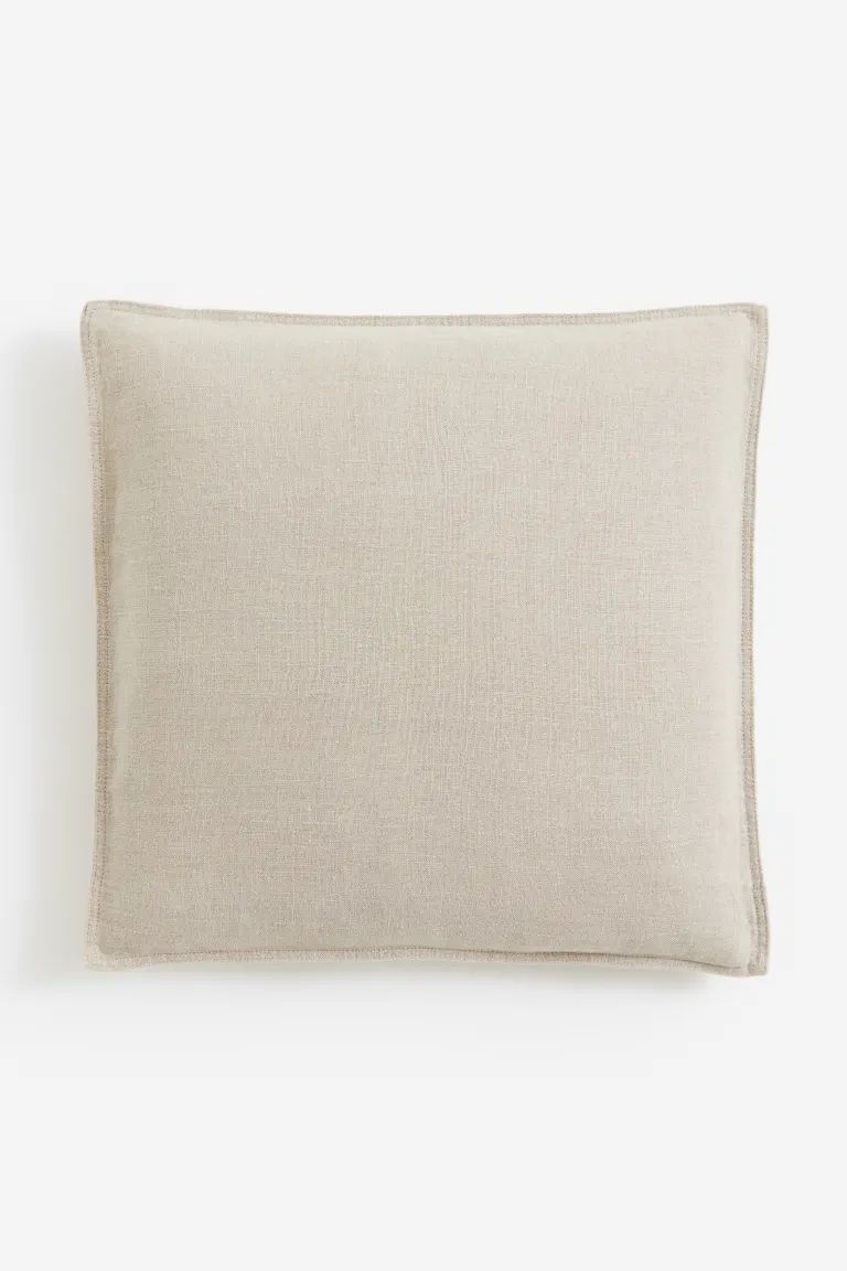 Washed linen cushion cover | H&M (UK, MY, IN, SG, PH, TW, HK)