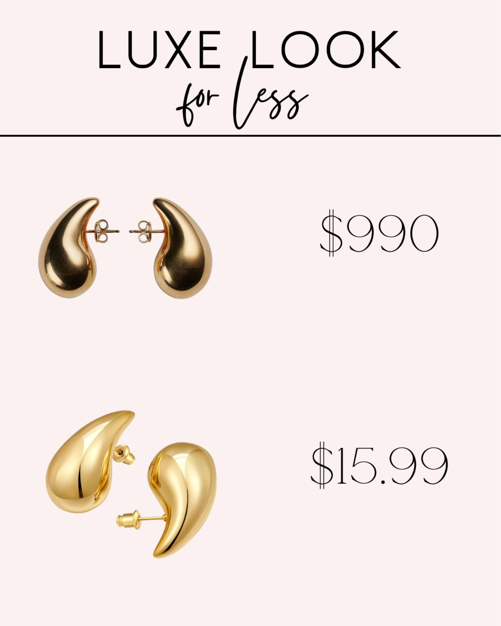 look for less, save vs splurge, bottega dupe, bottega earrings, luxe look for less, designer dupe, luxury gift guide, Amazon gift, gift ideas under $20, designer gift

#LTKstyletip #LTKGiftGuide #LTKHoliday