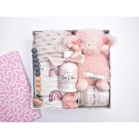 Newborn Baby Girl Gift Box, Basket, Gender Neutral Gift, Congratulations Mama, Shower New Mom And | Etsy (US)