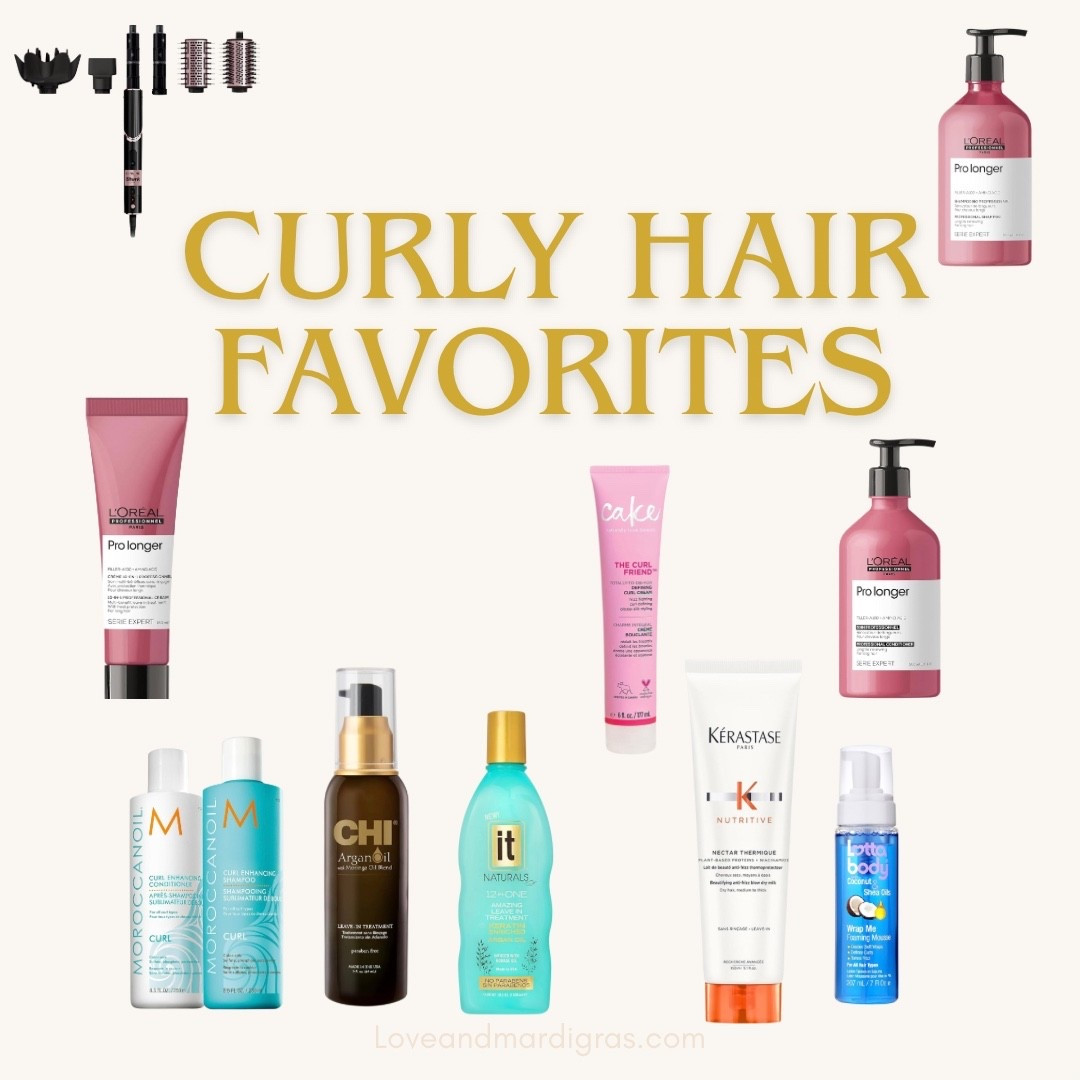 My favorite products for curly hairr