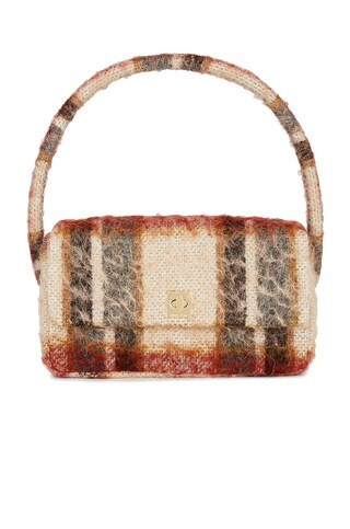 ANINE BING Nico Bag Plaid in Oatmeal Plaid from Revolve.com | Revolve Clothing (Global)