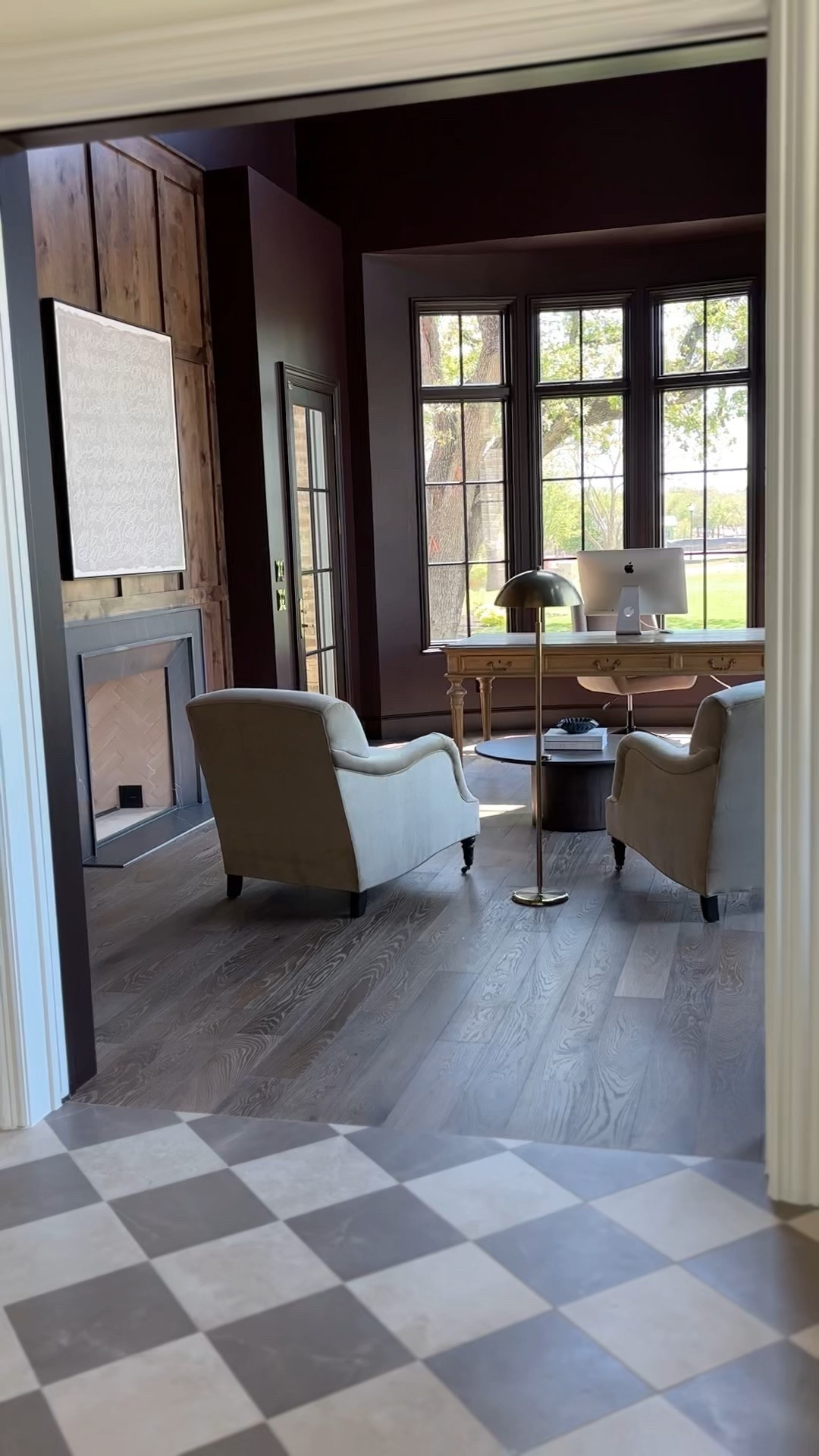 Office design - including art and floor lamp. Rug is coming soon!

#LTKFamily #LTKHome