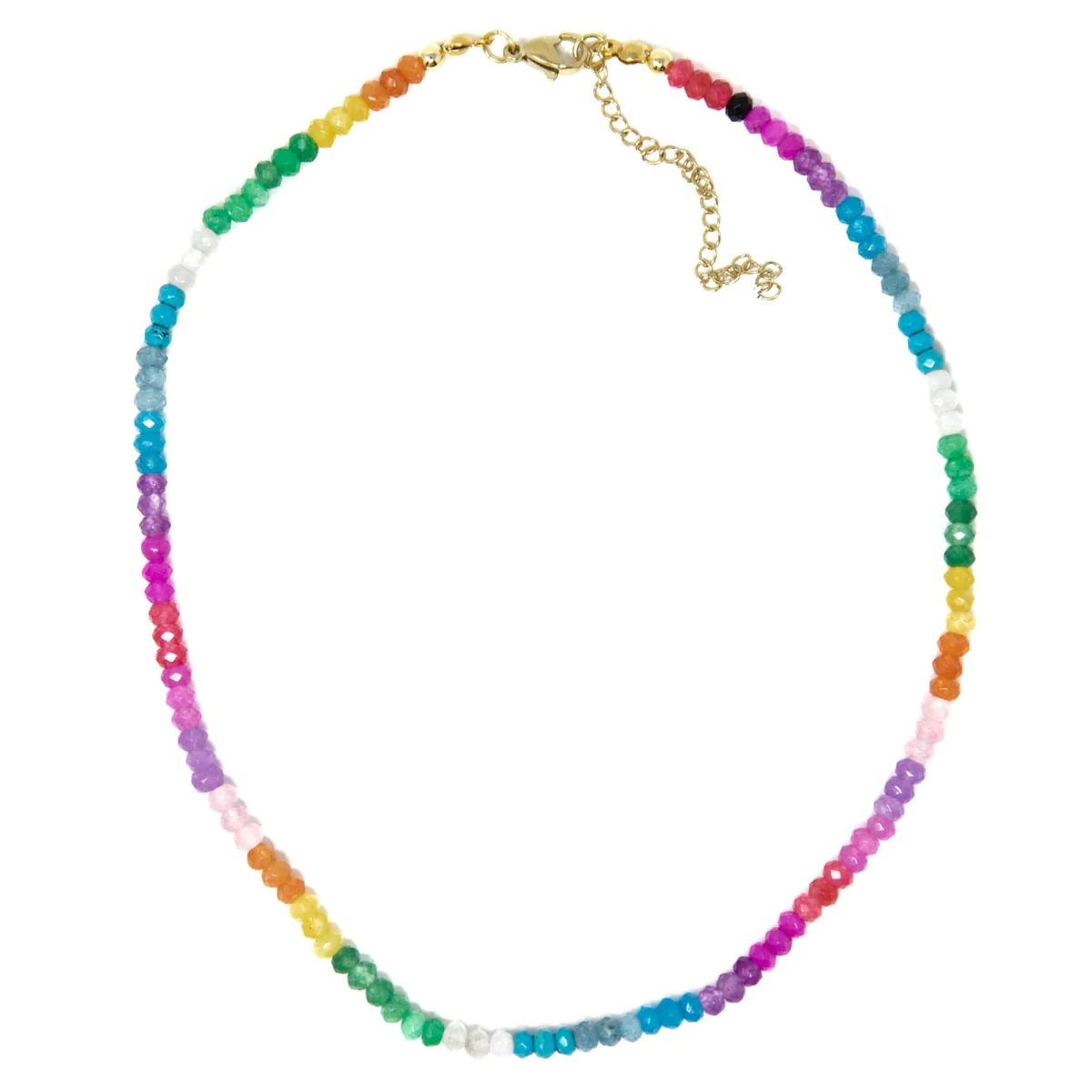 Rainbow Lila 4mm Necklace | Allie + Bess