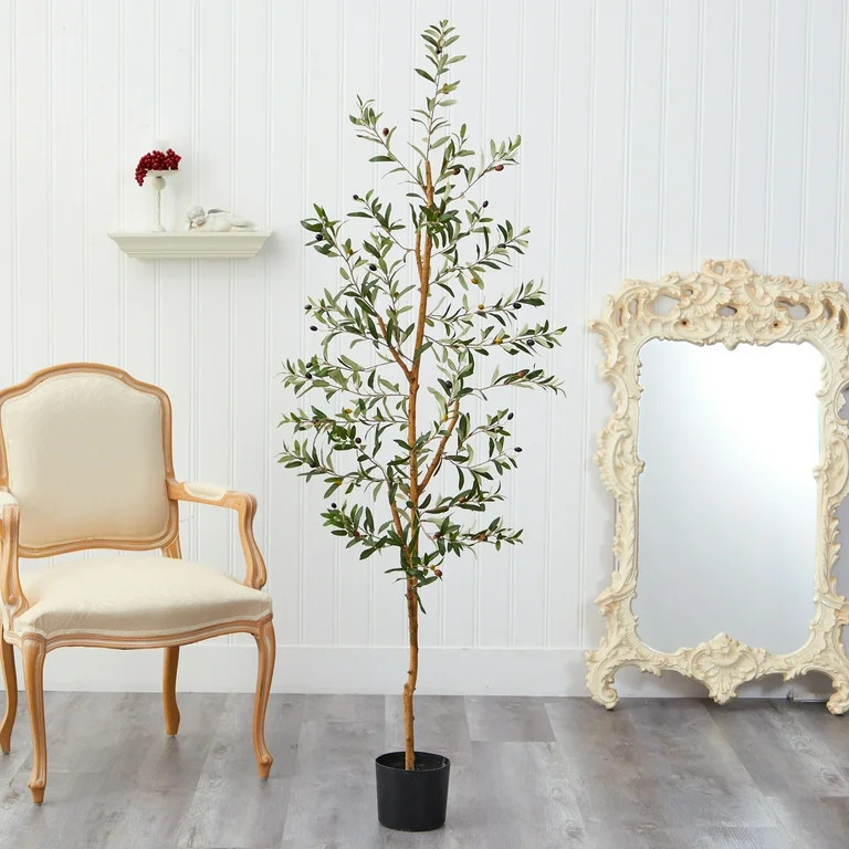 Nearly Natural 5.5' Olive Artificial Tree | Walmart (US)