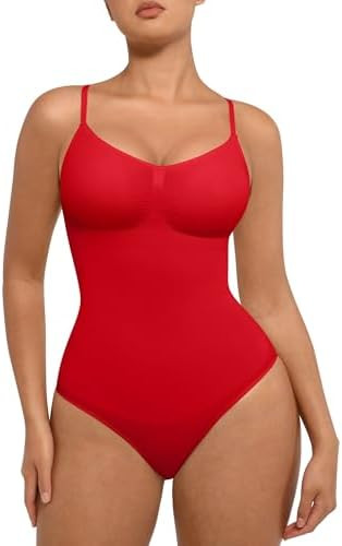 FeelinGirl Shapewear Bodysuit for Women Tummy Control Full Body Shaper Snatched Waist Bodysuit | Amazon (US)