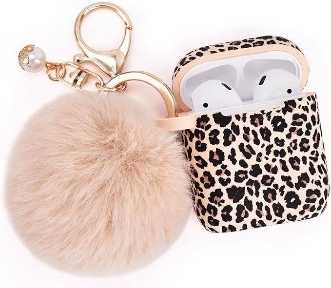 Airpod Case AIRSPO Airpods Case Cover for Apple AirPods 2&1 Silicone Protective Skin Cute Airpod Cas | Amazon (US)