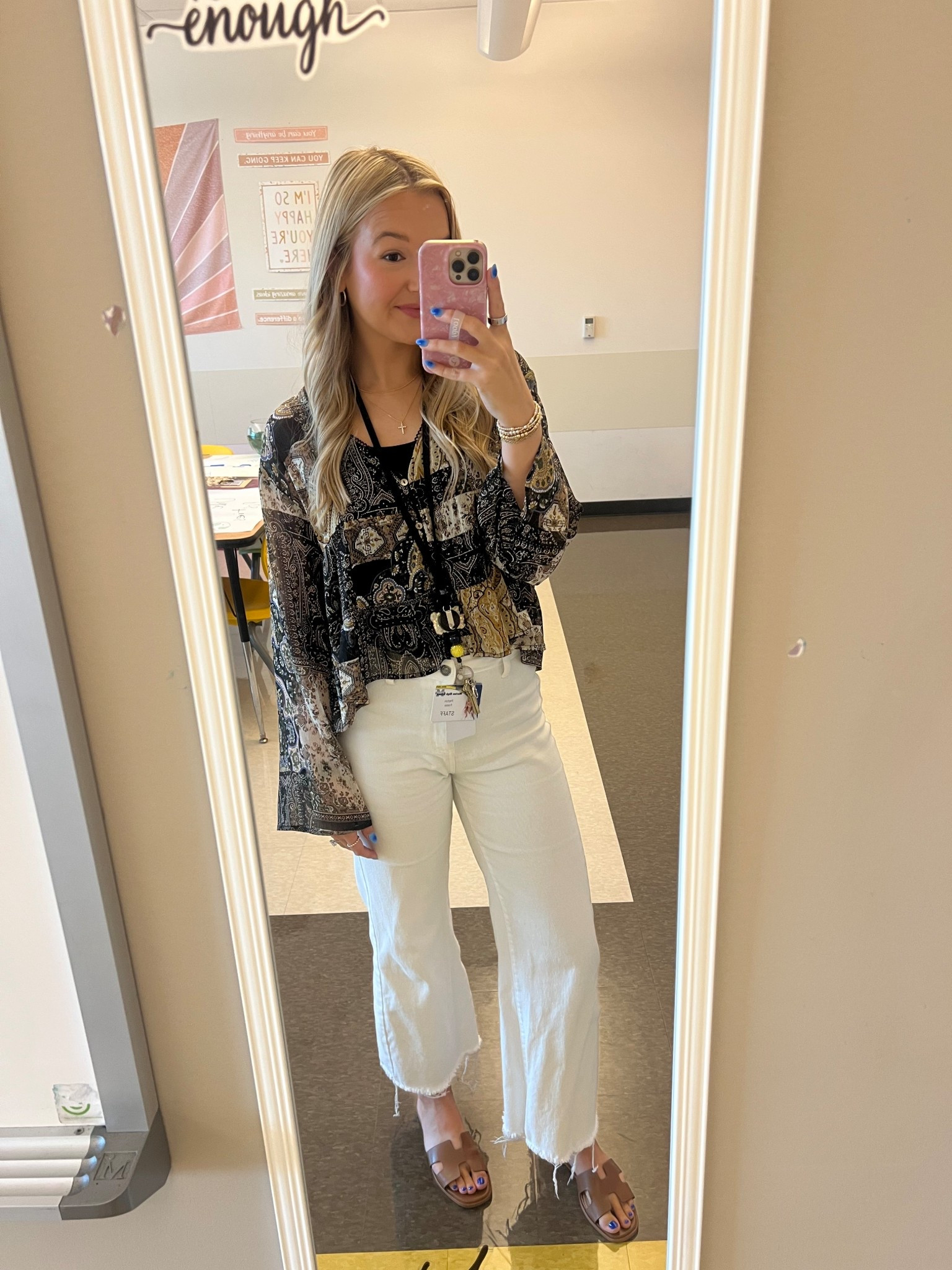 Teacher outfit! Top is Lizard Thicket but linking similar! 