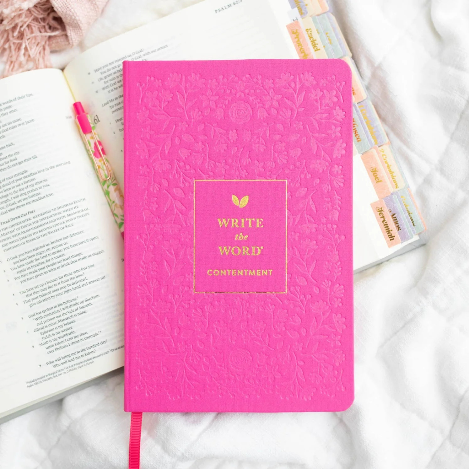 Write The Word® Journal | Cultivate Contentment (Linen) | Cultivate What Matters