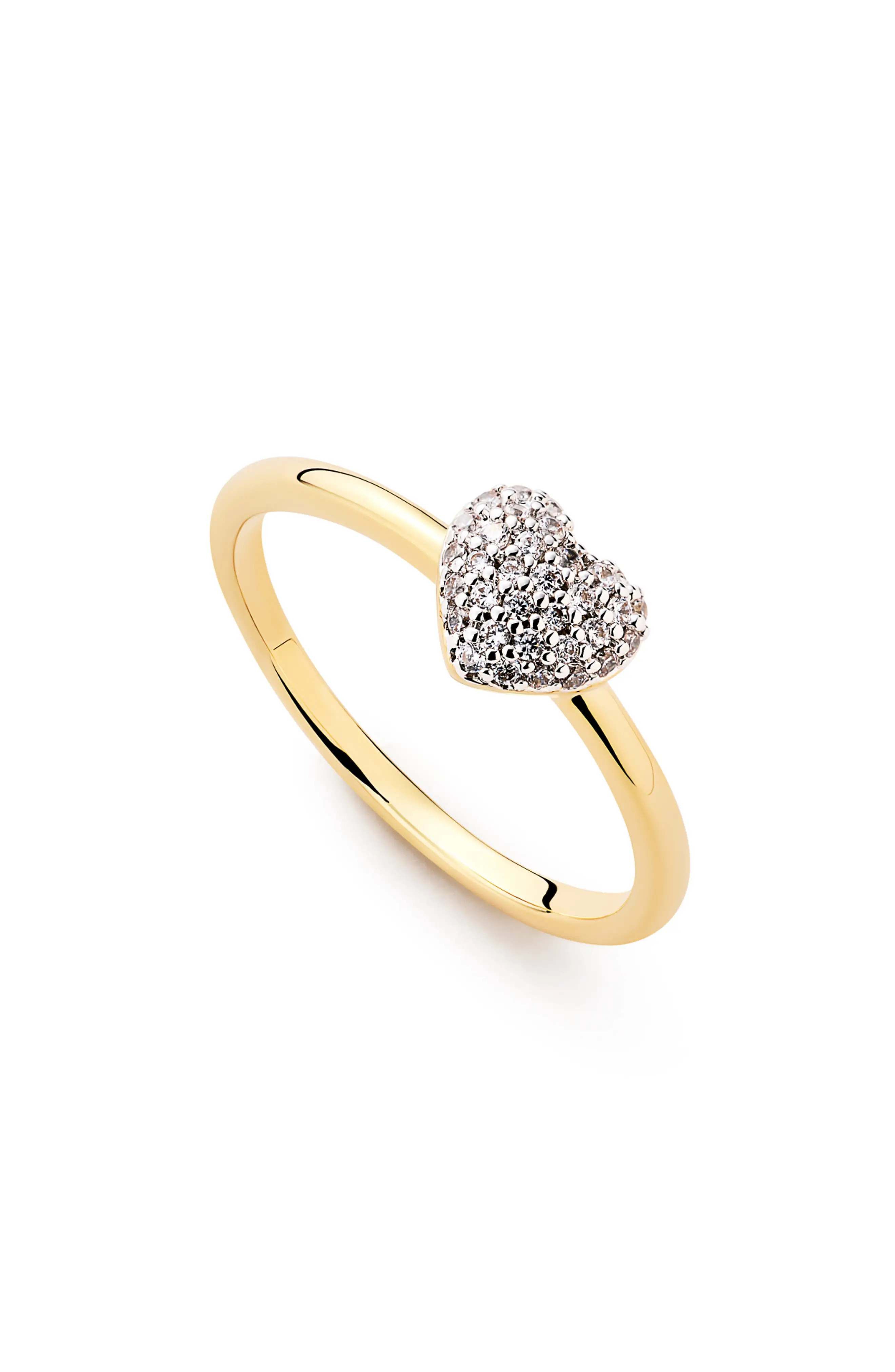 Ellery Cubic Zirconia Pav\u00e9 Heart Ring (Women) | Nordstrom | Nordstrom