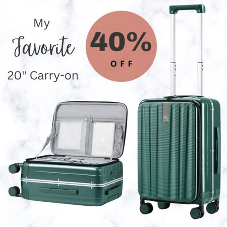 I bought my husband this carry on for business travel and now it’s a family fave! The Hanke opens so that you have one large compartment on the bottom. When you are in small European hotels, this is great since you don’t need as much room to open your bag  

#LTKsalealert #LTKMostLoved #LTKtravel
