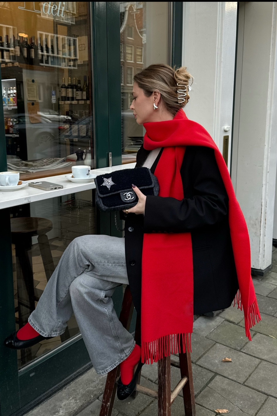 festive red scarf to brighten up winter outfits 

#LTKHoliday #LTKGiftGuide #LTKSeasonal