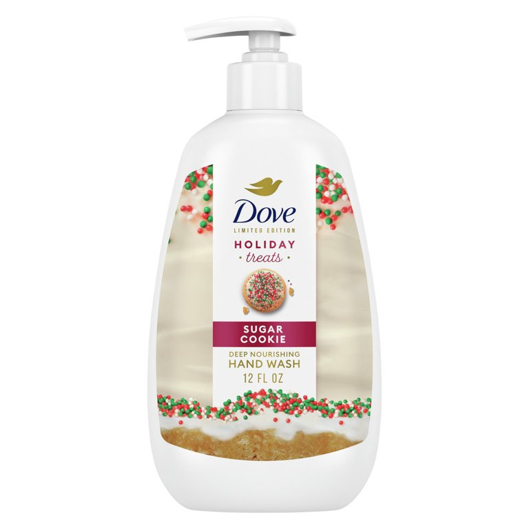 Dove Sugar Cookie Liquid Hand Wash for Deep Nourishment Holiday Treats Limited Edition, 12 oz | Walmart (US)
