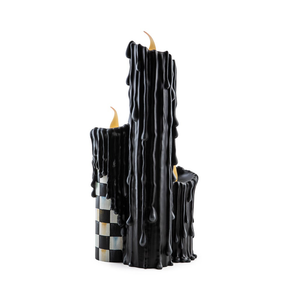 Courtly Check Melting Candle Cluster | MacKenzie-Childs