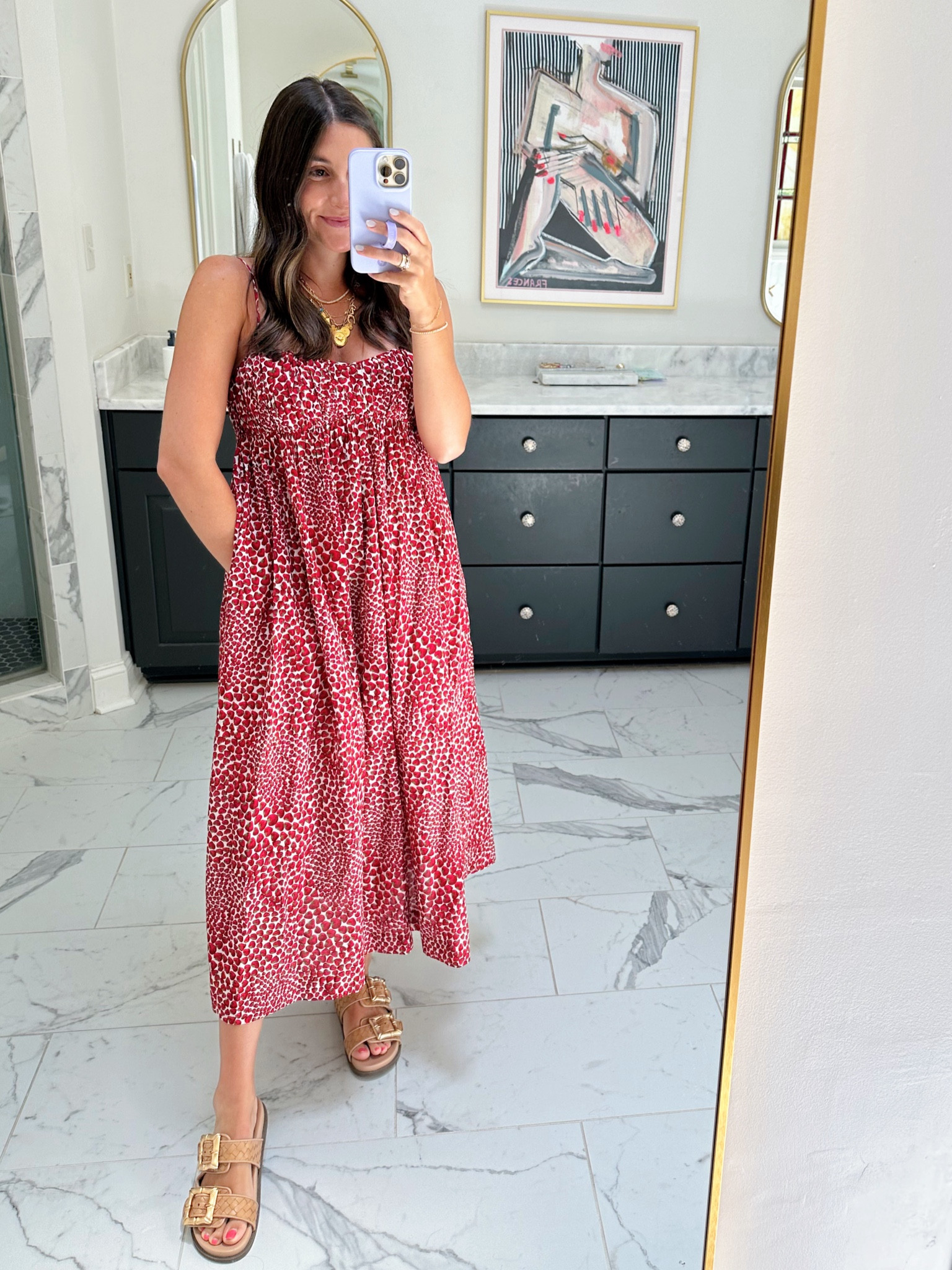 Loved this dress when I was pregnant and now love it postpartum. Flowy & nursing friendly 👏🏻 in a small  

#LTKSeasonal #LTKSummerSales #LTKSaleAlert