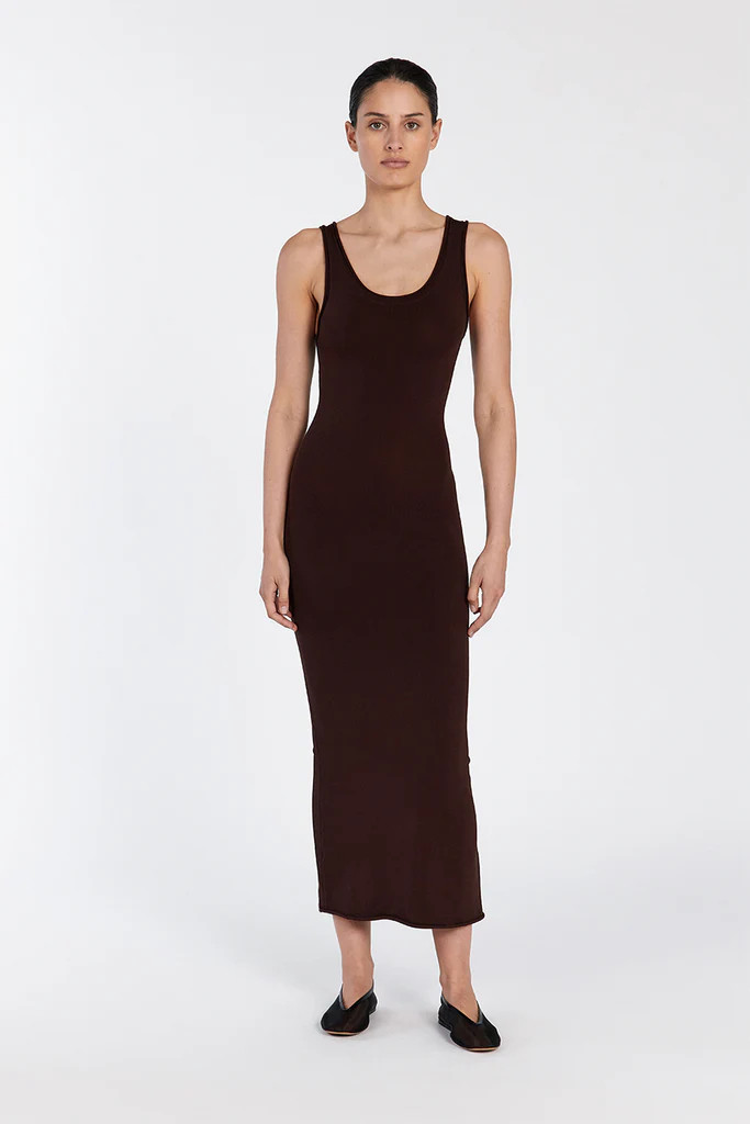 ROMA CHOC MAXI DRESS | DISSH