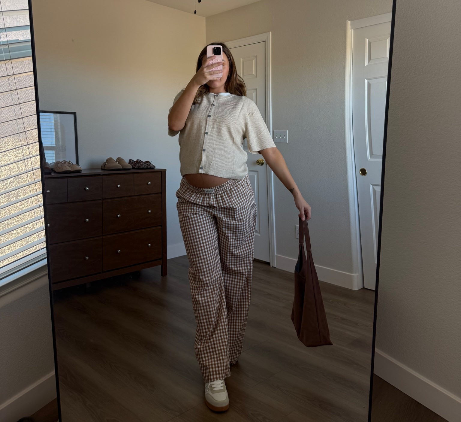 Wearing a size medium in both! #amazonfashion