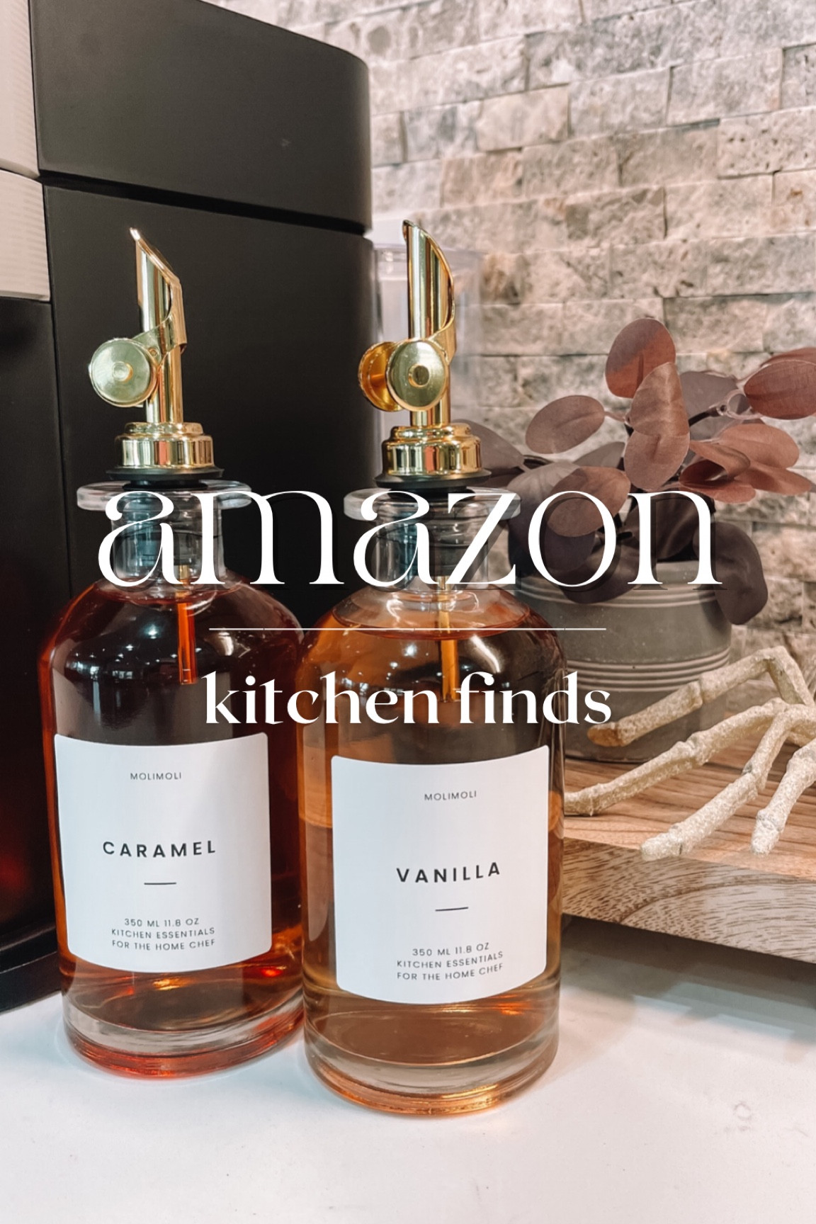 glass syrup bottles for your coffee bar! 🤎 

#LTKunder50 #LTKSeasonal #LTKhome